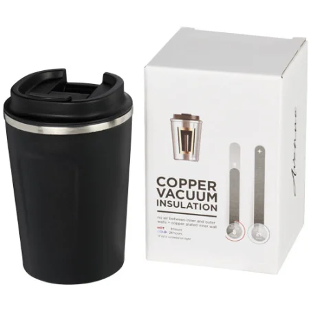 Gobelet isotherme personnalisé 360ml étanche et anti condensation Thor en inox Gobelet isotherme personnalisé 360ml étanche et anti condensation Thor en inox
