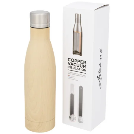 Gourde isotherme personnalisable Vasa imitation bois 500ml Gourde isotherme personnalisable Vasa imitation bois 500ml
