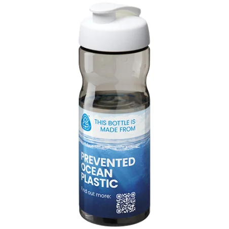 Gourde personnalisée H2O Active® Eco Base de 650 ml avec couvercle à bec verseur