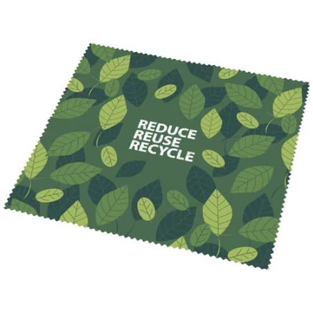 Grand chiffon de nettoyage personnalisabe Cori en PET recyclé Grand chiffon de nettoyage personnalisabe Cori en PET recyclé