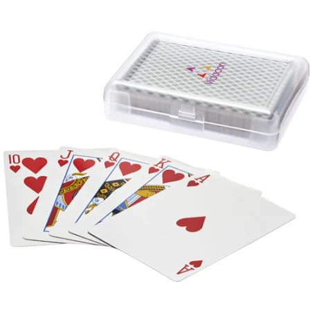 Jeu de cartes Reno avec étui personnalisable Jeu de cartes Reno avec étui personnalisable