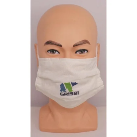 Masque personnalisé 2 plis - UNS1 - Certifié DGA - Marquage quadri inclus