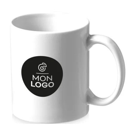 Mug blanc classique personnalisé Bahia 330ml Mug blanc classique personnalisé Bahia 330ml