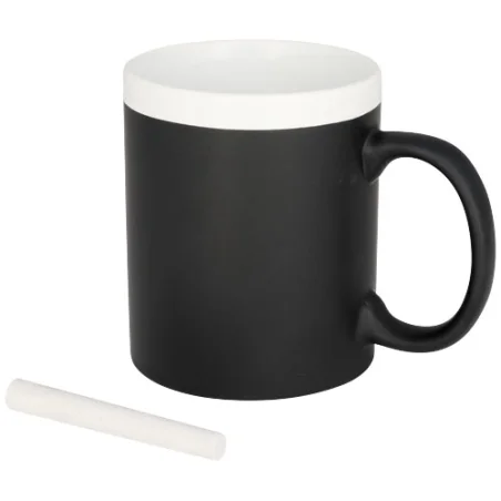 Mug d’écriture publicitaire Chalk 330ml Mug d’écriture publicitaire Chalk 330ml