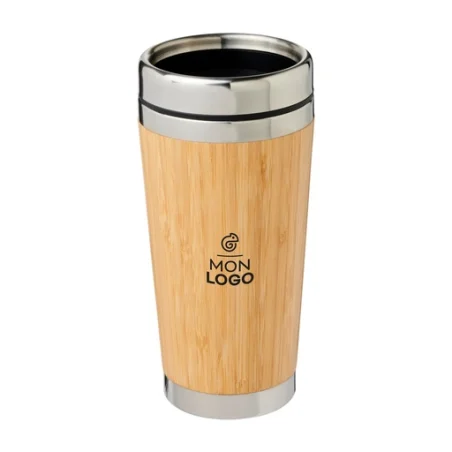 Mug isotherme 450ml en bambou et inox Bambus Mug isotherme 450ml en bambou et inox Bambus