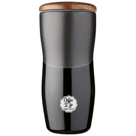 Mug isotherme personanlisable en céramique anti-condensation 370ml Reno Mug isotherme personanlisable en céramique anti-condensation 370ml Reno
