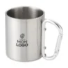 Mug isotherme personnalisable Alpes avec mousqueton 200ml Mug isotherme personnalisable Alpes avec mousqueton 200ml