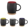 Mug personnalisé Hearth 400ml avec dessous de mug et couvercle en bambou Mug personnalisé Hearth 400ml avec dessous de mug et couvercle en bambou