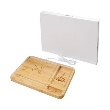 Organiseur de bureau personnalisable et chargeur à induction Frame Organiseur de bureau personnalisable et chargeur à induction Frame