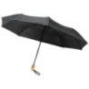 Parapluie personnalisable en RPET pliable 21" à ouverture/fermeture automatique Bo Parapluie personnalisable en RPET pliable 21" à ouverture/fermeture automatique Bo