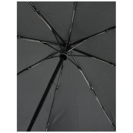 Parapluie personnalisable en RPET pliable 21" à ouverture/fermeture automatique Bo Parapluie personnalisable en RPET pliable 21" à ouverture/fermeture automatique Bo