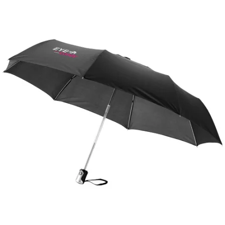 Parapluie personnalisable 21.5" 3 sections ouverture fermeture automatique Alex