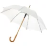 Parapluie publicitaire 23" à ouverture automatique, poignée et mât en bois Parapluie publicitaire 23" à ouverture automatique, poignée et mât en bois