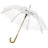 Parapluie publicitaire 23" à ouverture automatique, poignée et mât en bois Parapluie publicitaire 23" à ouverture automatique, poignée et mât en bois