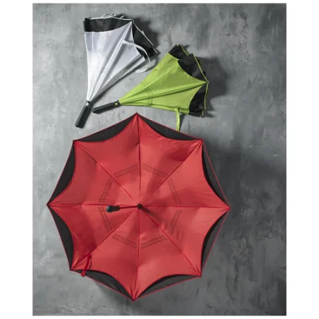 Parapluie publicitaire droit 23" inversé et coloré Yoon Parapluie publicitaire droit 23" inversé et coloré Yoon