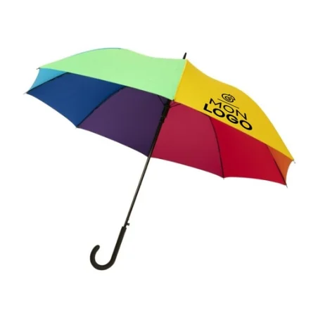 Parapluie tempête personnalisable à ouverture automatique 23" Sarah Parapluie tempête personnalisable à ouverture automatique 23" Sarah