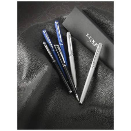 Cadeaux entreprise personnalisés - Coffret stylo bille Parker argent