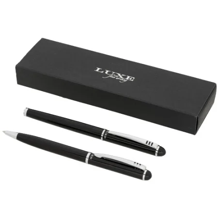 Parure de stylo publicitaire à bille et roller Andante Parure de stylo publicitaire à bille et roller Andante