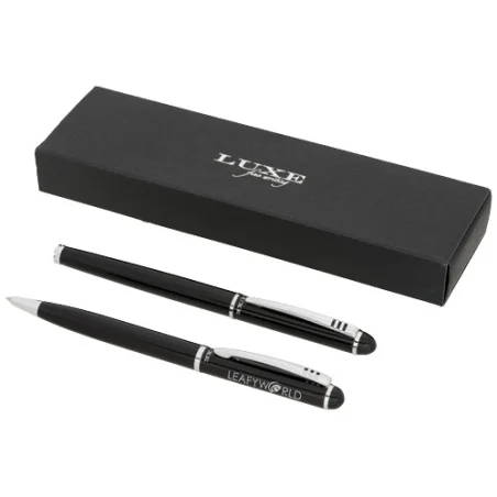 Parure de stylo publicitaire à bille et roller Andante Parure de stylo publicitaire à bille et roller Andante