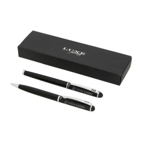 Parure de stylo publicitaire à bille et roller Andante Parure de stylo publicitaire à bille et roller Andante