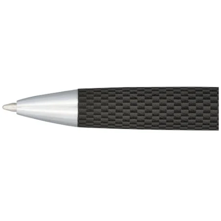 Parure de stylos personnalisé bille et roller avec étui Carbon Parure de stylos personnalisé bille et roller avec étui Carbon