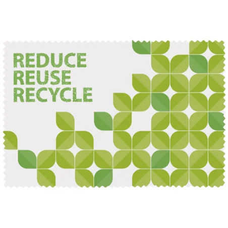 Petit chiffon de nettoyage 100% personnalisable Caro en PET recyclé