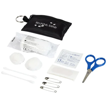Petite trousse personnalisée porte-clés 16 pièces pour premiers secours Valdemar Petite trousse personnalisée porte-clés 16 pièces pour premiers secours Valdemar