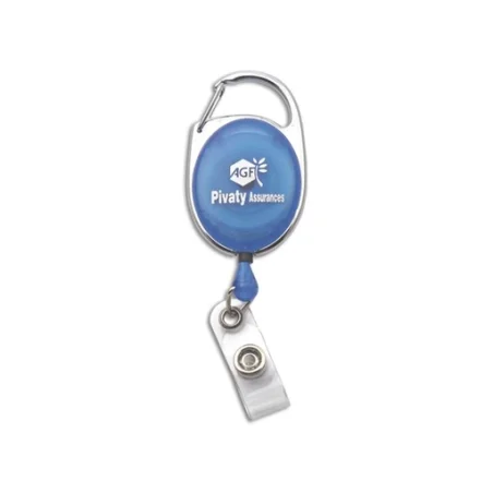 Porte-badge personnalisé extensible Zip