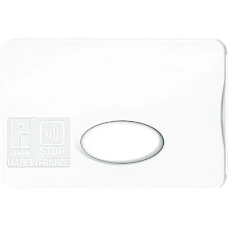 Porte-carte de crédit publicitaire anti RFID et blindage stop