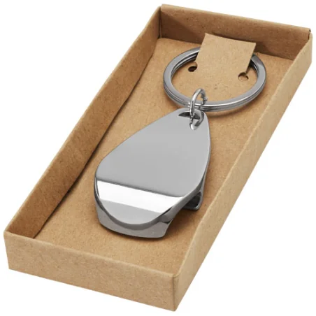 Porte-clés décapsuleur personnalisable en métal