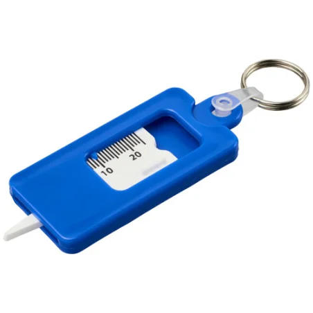 Porte-clés personnalisable avec vérificateur de structures de pneu Kym