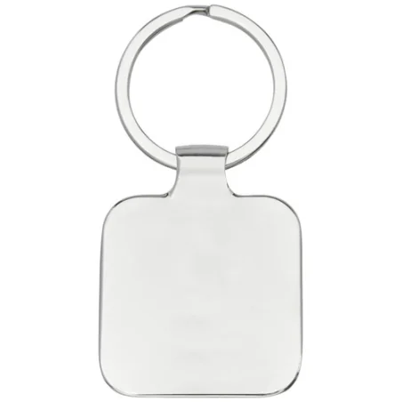 Porte-clés personnalisable carré Piero en PU pour gravure laser Porte-clés personnalisable carré Piero en PU pour gravure laser