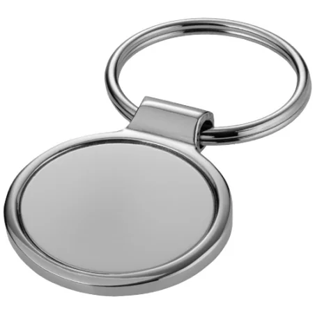 Porte-clés personnalisable en métal rond