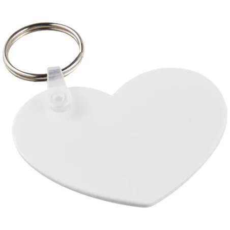 Porte-clés personnalisé recyclé Taiten forme de cœur