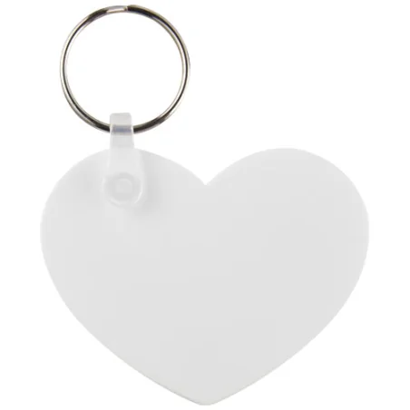 Porte-clés personnalisé recyclé Taiten forme de cœur
