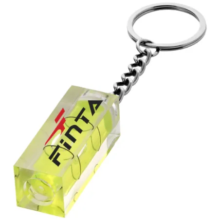 Porte-clés publicitaire avec niveau à bulle Leveler Porte-clés publicitaire avec niveau à bulle Leveler