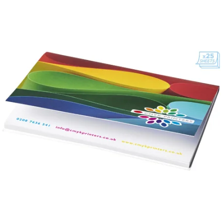 Post-its personnalisé Sticky-Mate® avec couverture souple A7 100 x 75