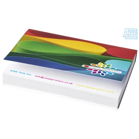 Post-its personnalisé Sticky-Mate® avec couverture souple A7 100 x 75