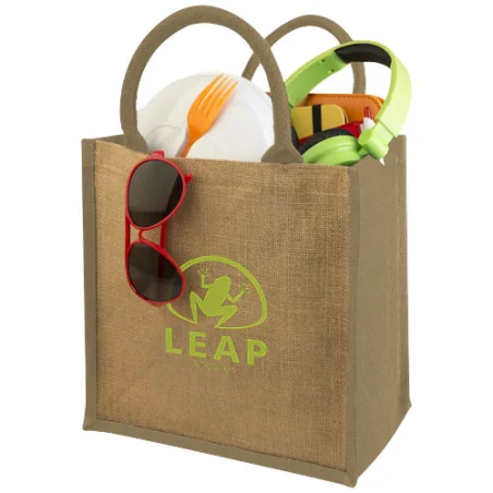 Sac en jute publicitaire Chennai 16L Sac en jute publicitaire Chennai 16L