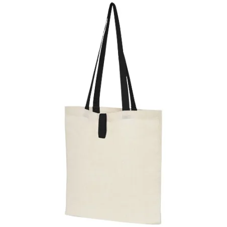 Sac shopping publicitaire Nevada pliable en coton de 100 g/m² 7L