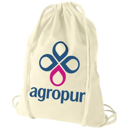 Sac à dos cordon publicitaire premium coton Oregon 5L