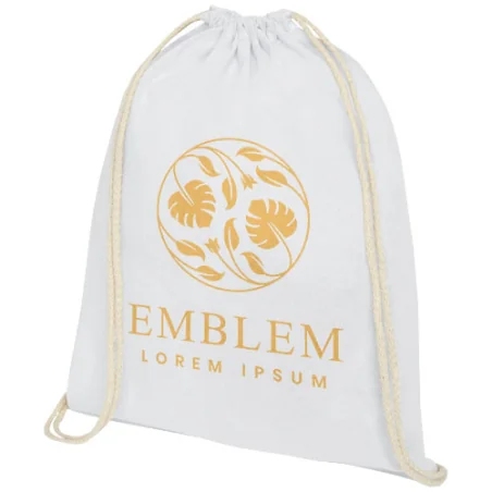 Sac à dos publicitaire Oregon en coton de 140 g/m² avec cordon de serrage 5L Sac à dos publicitaire Oregon en coton de 140 g/m² avec cordon de serrage 5L