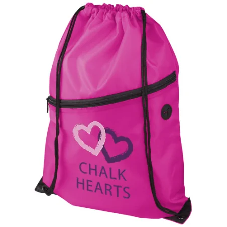 Sac à dos publicitaire à fermeture éclair Oriole avec cordon de serrage 5L Sac à dos publicitaire à fermeture éclair Oriole avec cordon de serrage 5L