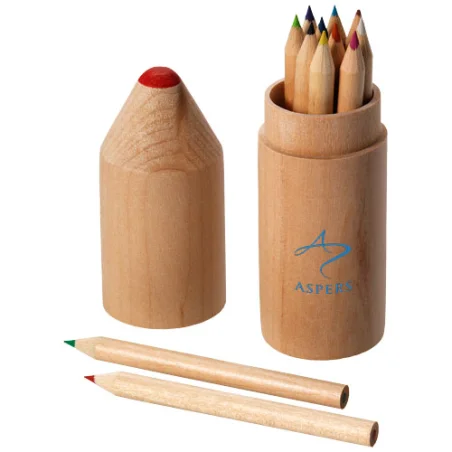 Set de 12 crayons de couleur personnalisable Bossy Set de 12 crayons de couleur personnalisable Bossy