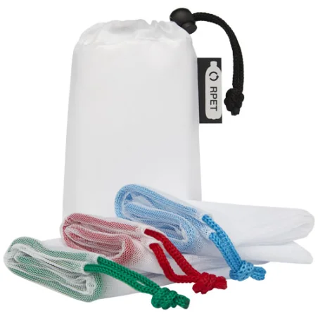 Set de 3 sacs filets personnalisables pour fruits et légumes Trio 2L Set de 3 sacs filets personnalisables pour fruits et légumes Trio 2L