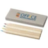 Set de 4 crayons de couleur publicitaire Tullik Set de 4 crayons de couleur publicitaire Tullik