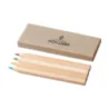 Set de 4 crayons de couleur publicitaire Tullik Set de 4 crayons de couleur publicitaire Tullik