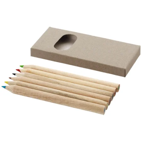 Set de 6 crayons de couleur personnalisable Ayola Set de 6 crayons de couleur personnalisable Ayola