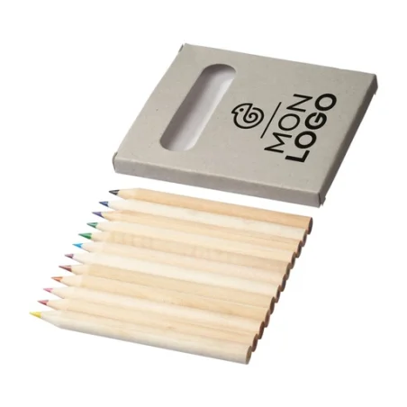 Set de crayons de couleur personnalisable 12 pièces Tallin
