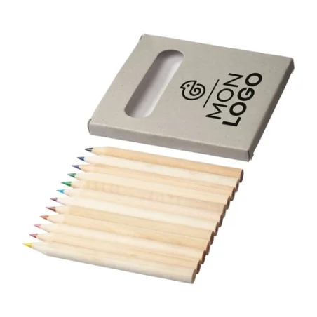 Set de crayons de couleur personnalisable 12 pièces Tallin Set de crayons de couleur personnalisable 12 pièces Tallin